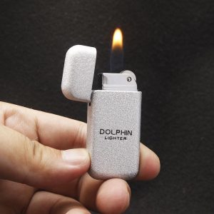 Lighter og røykeutstyr |  Delfin Hy83 Mini Ultratynn Sandhjul Lighter, Matt Overflate, Tilpasset Produksjon Av Kinesisk Sandfinish Gasslighter. Lighter og røykeutstyr Lighter og røykeutstyr