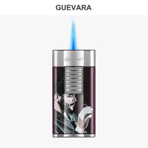 Lighter og røykeutstyr |  Guevara Sigar Lighter – Vindmotstandsdyktig, Enkel Direkte Tenner Med Guevara-Mønster. Unik Lighter Som Gave. Lighter og røykeutstyr Lighter og røykeutstyr