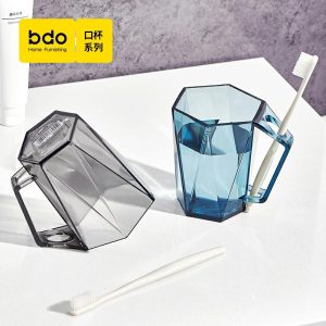 Tannbørstekopp |  Bdo Munnskyllingsbeholder For Hjemmebruk, Enkel Tannbørstekopp, Par Tannkrus, Minimalistisk Kreativ Plastkopp, Høy Kvalitet, Lett Luksuriøs Og Søt. Tannbørstekopp Tannbørstekopp